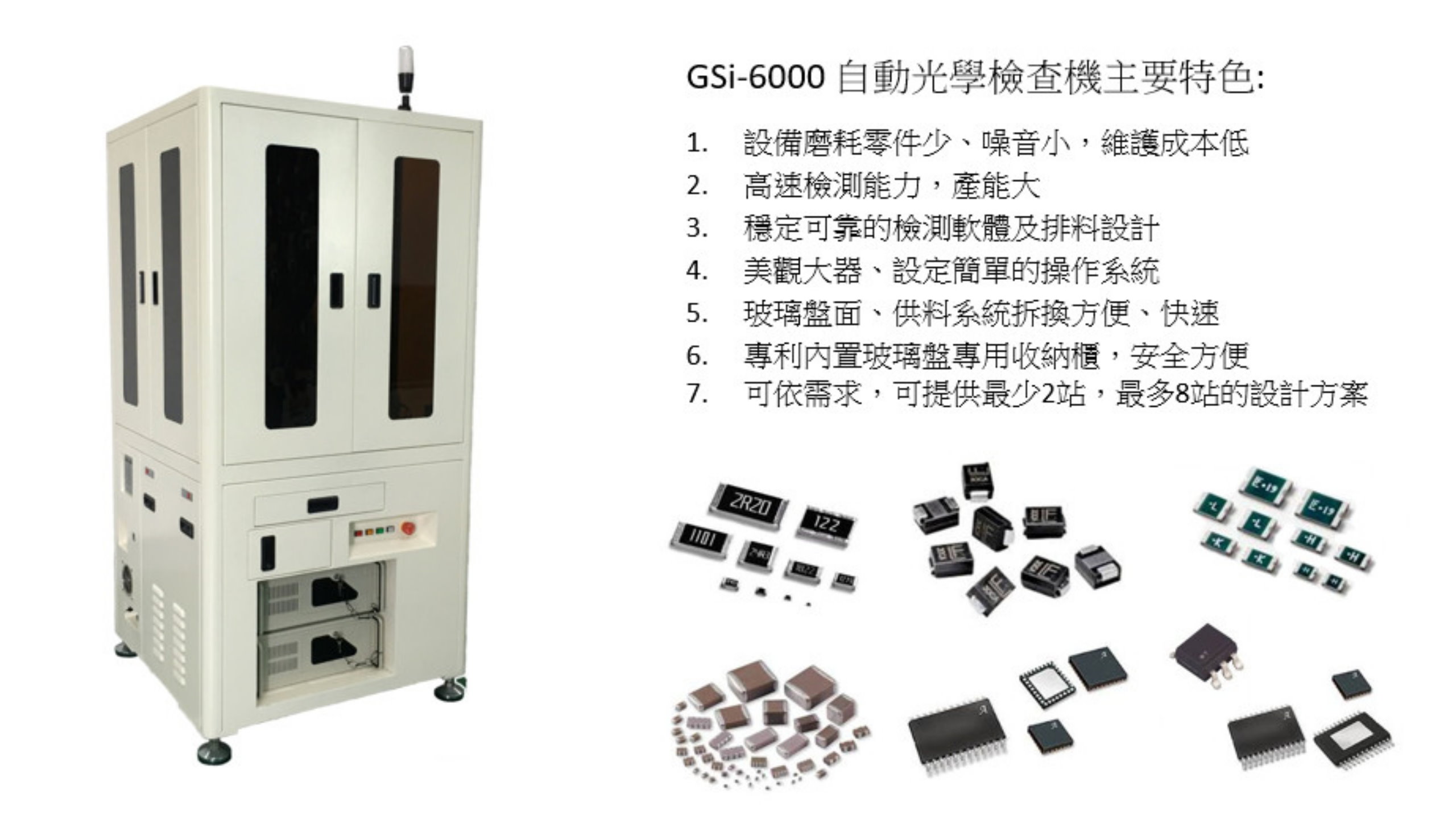 高速玻璃盤六面自動光學檢查機